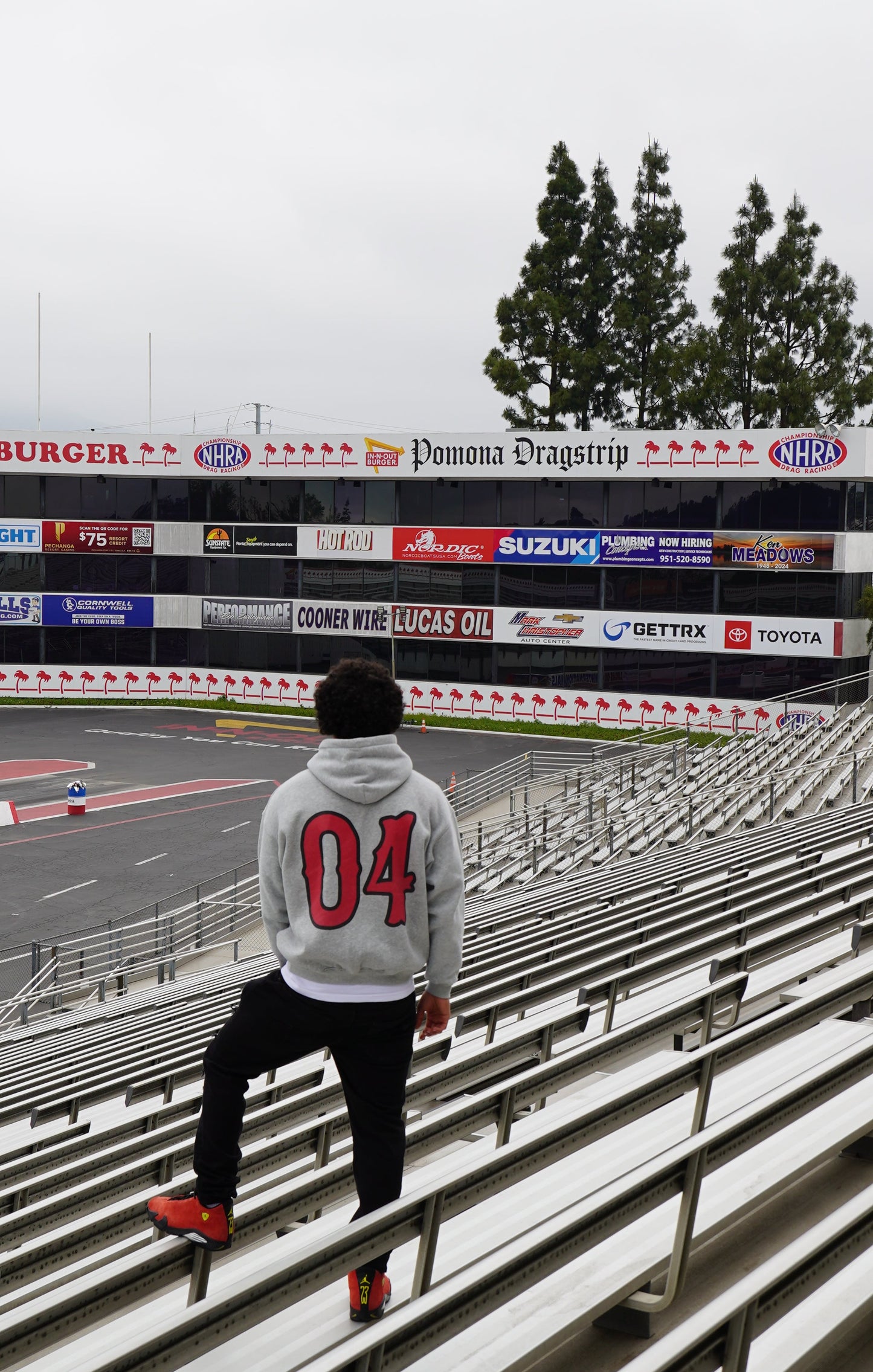 GREY "ETHEREAL" HOODIE