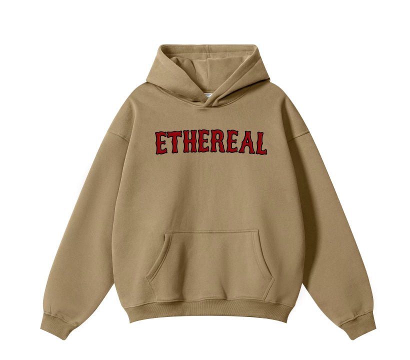 BROWN "ETHEREAL" HOODIE