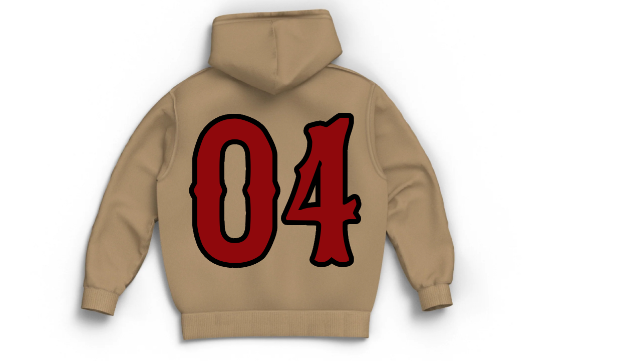 BROWN "ETHEREAL" HOODIE