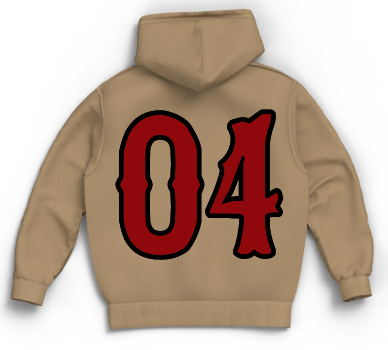 BROWN "ETHEREAL" HOODIE